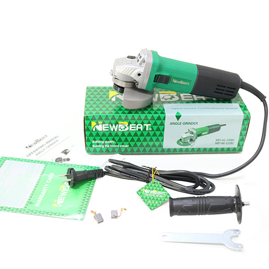 NewBeat 1000W 4-1/2in Angle Grinder Corded Grinding Tool Cutter Slide Switch 1Handle