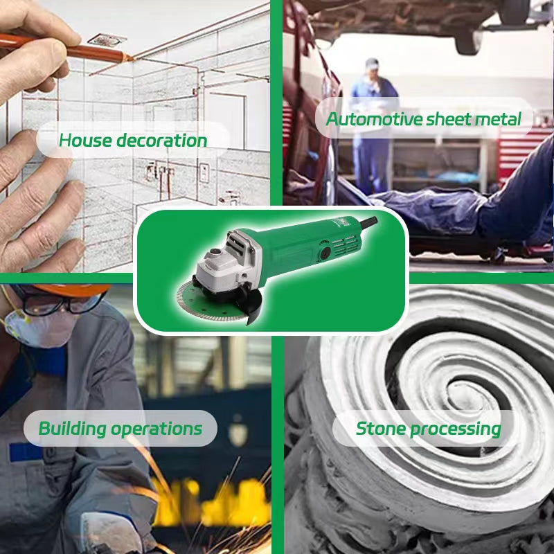 NewBeat 4.5in Angle Grinder Corded Slide Switch with 1Handle